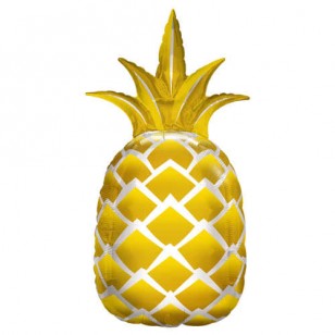 Golden Pineapple Supershape Balloon 